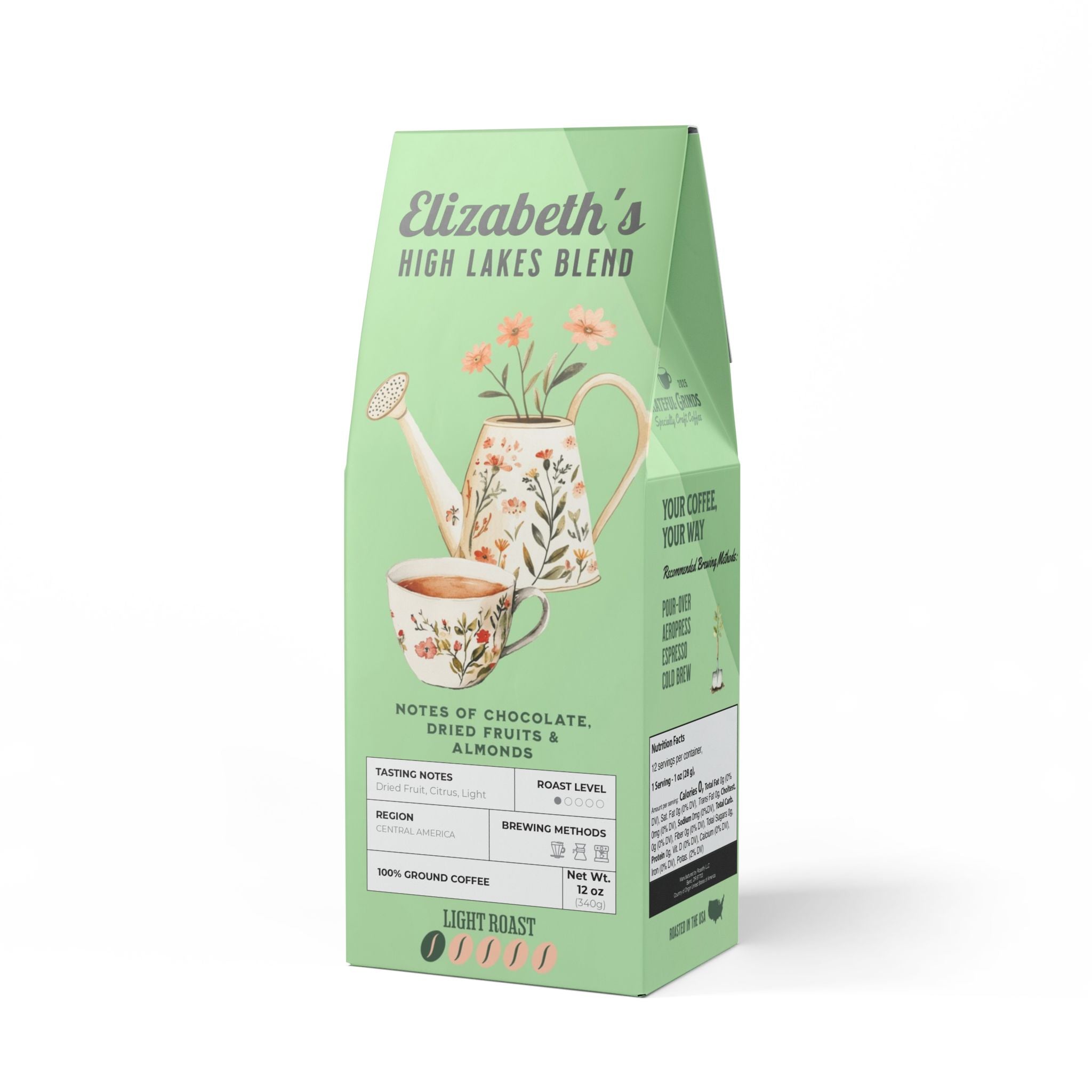 High Lakes Coffee Blend For The Gardener (Light Roast)