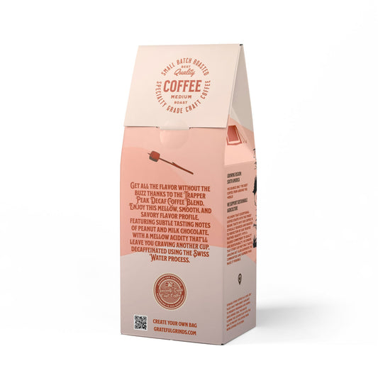 Signature Trapper Peak Decaf Coffee Blend Hiking Design (Medium Roast)