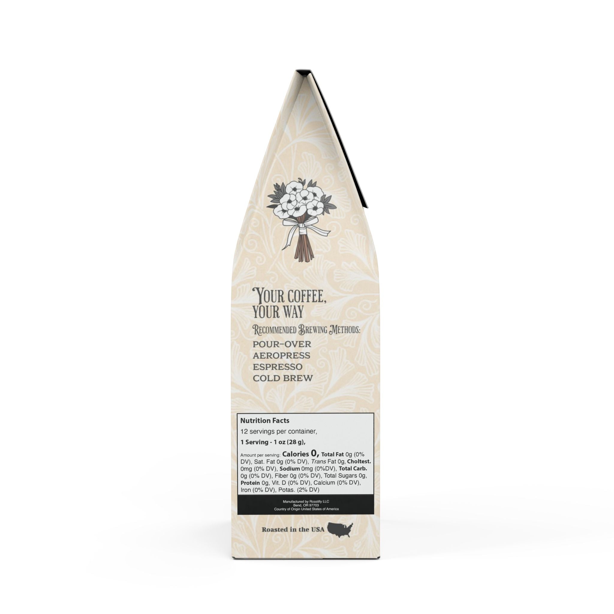 Custom Photo Wedding Favor - High Lakes Coffee Blend (Light Roast)