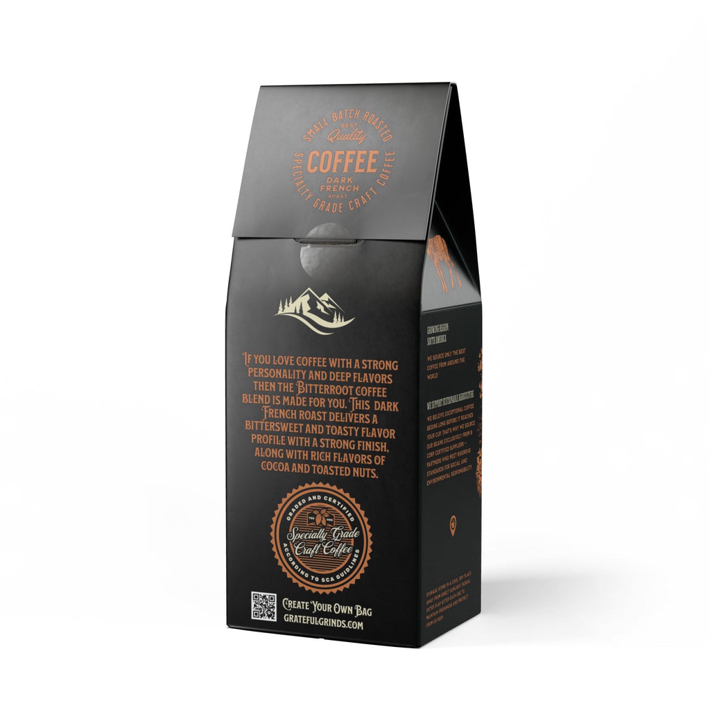 Signature Bitterroot Coffee Blend Deer Design (Dark French Roast)