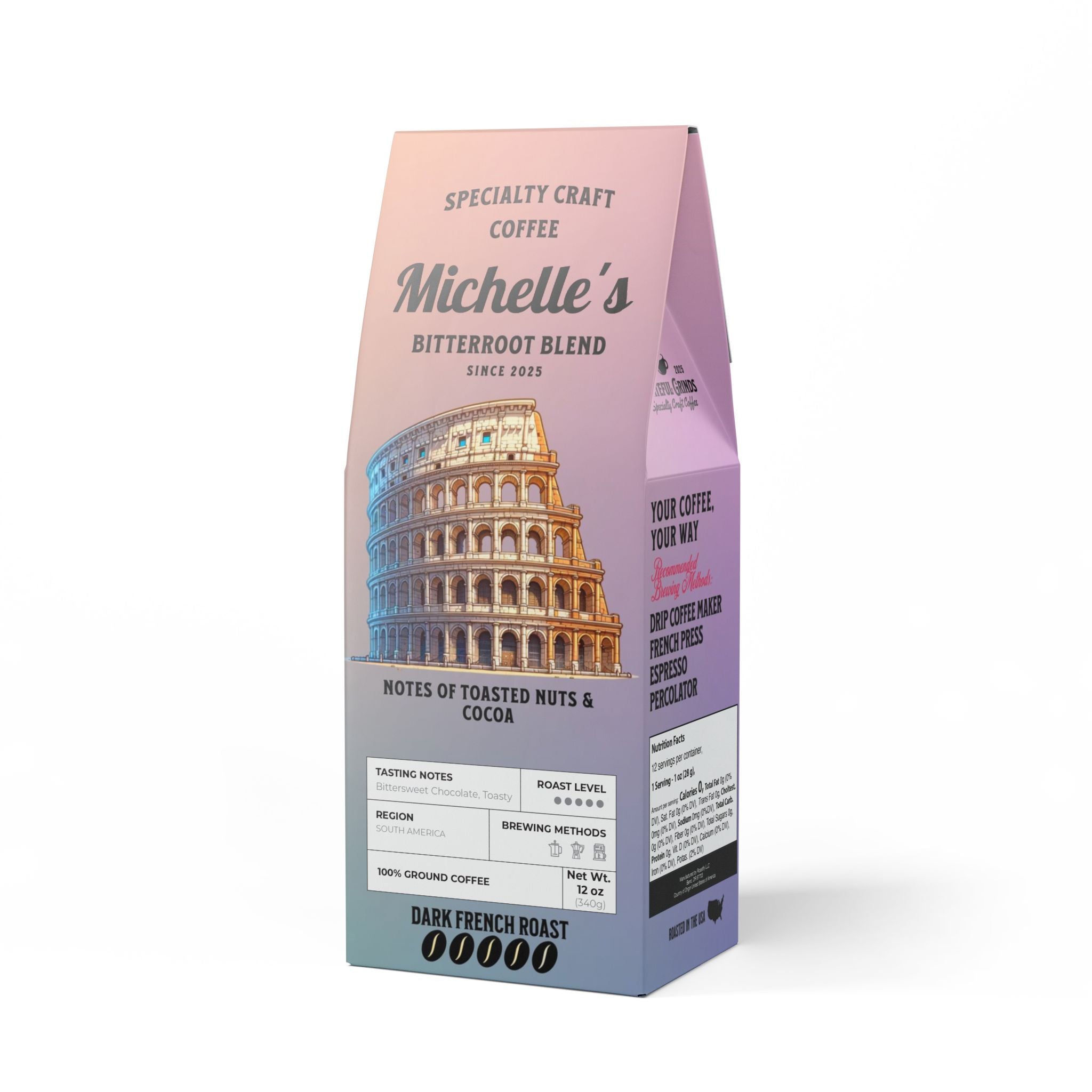 Bitterroot Blend For The Italy Lover (Dark French Roast)