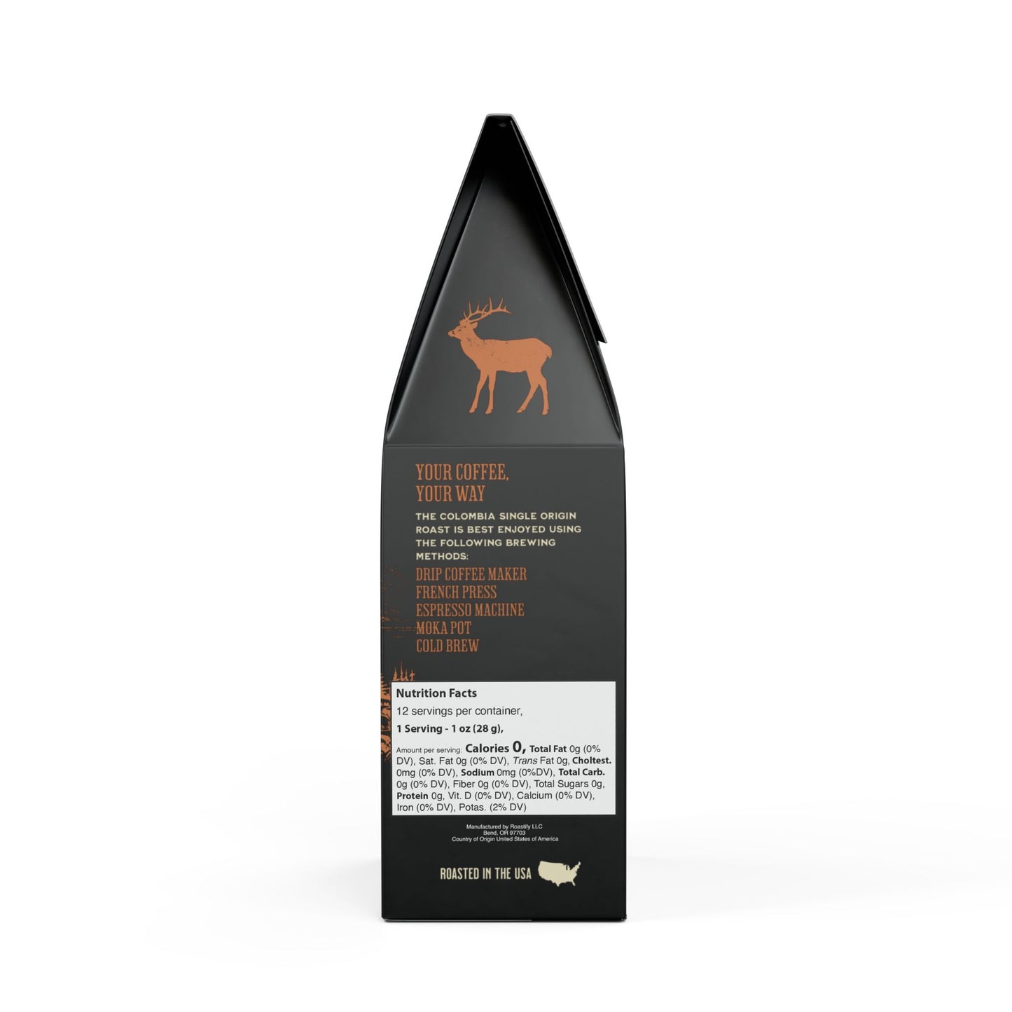 Colombia Single Origin Coffee Deer Design (Light-Medium Roast)