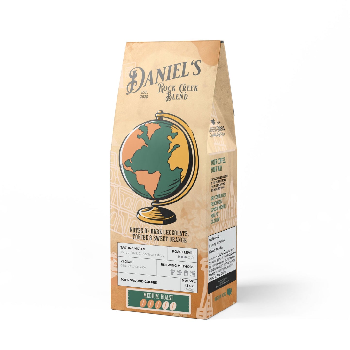 Personalized Rock Creek Blend For The Traveler (Medium Roast)