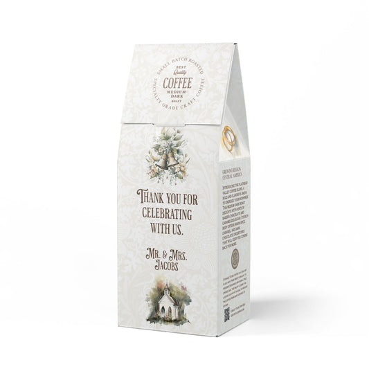 Flathead Valley Coffee Blend Wedding Favor Cowboy Boots (Medium-Dark Roast)