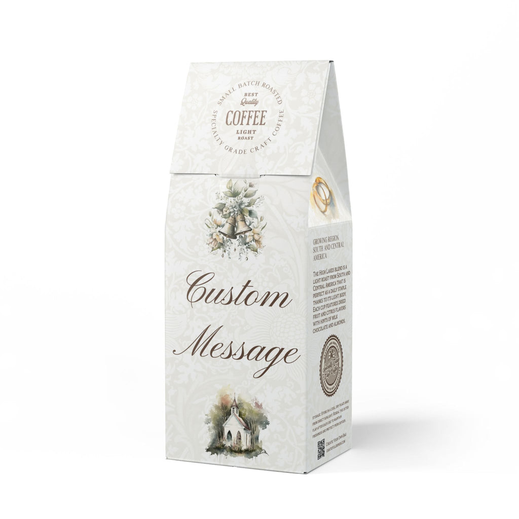 Wedding Favor Cowboy Boots High Lakes Coffee Blend (Light Roast)
