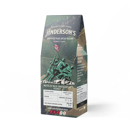 Trapper Peak Decaf Coffee Blend For The Veteran (Medium Roast)
